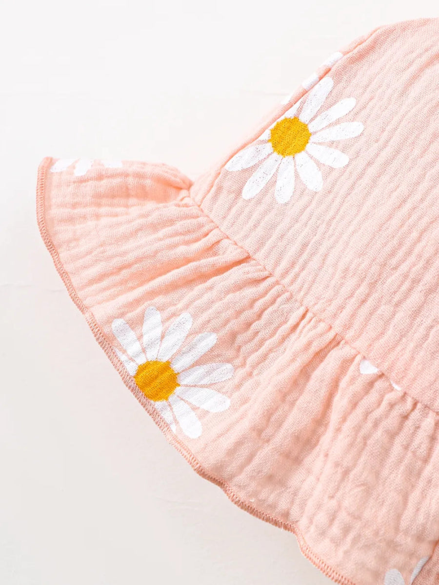 Baby Ruffled Cotton Two - Piece Outfit for Infants 0–12M - Babies Mall