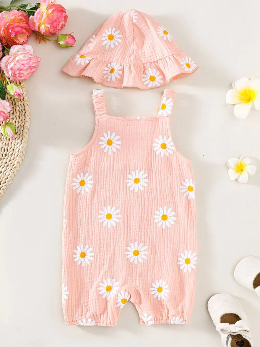 Baby Ruffled Cotton Two - Piece Outfit for Infants 0–12M - Babies Mall
