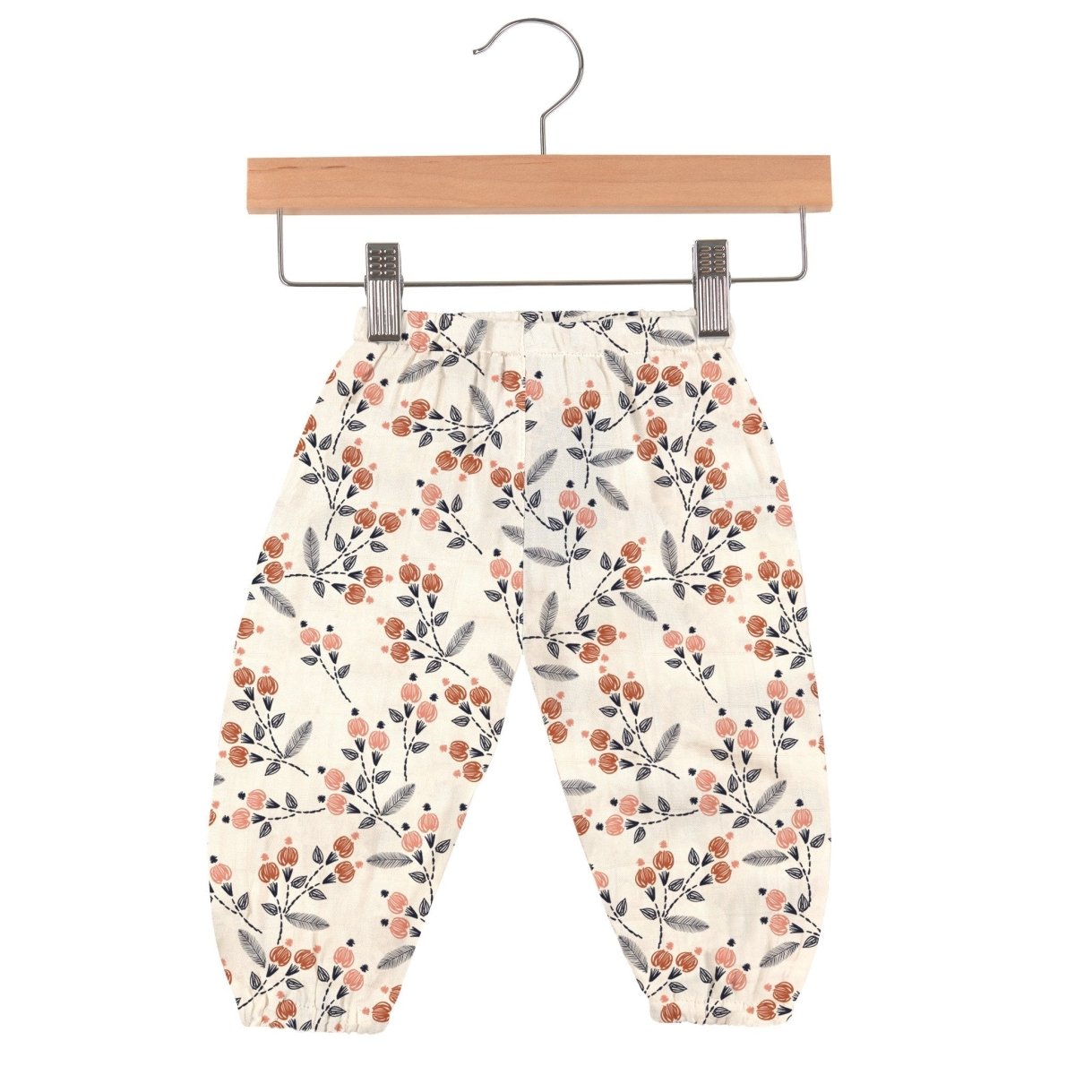 Dahlia Floral Bamboo Mini Pants - Babies Mall