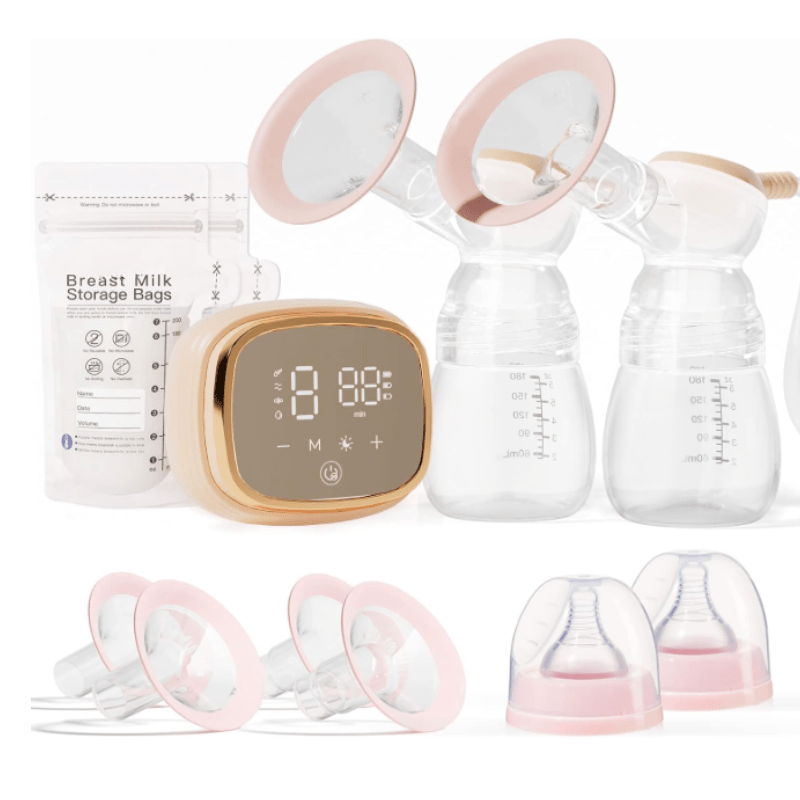Double Electric Breast Pump 4 Modes 9 Levels, 40 dB, 2200–4400 mAh - Babies Mall