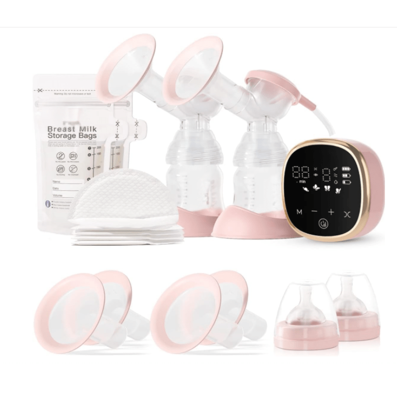 Double Electric Breast Pump 4 Modes 9 Levels, 40 dB, 2200–4400 mAh - Babies Mall