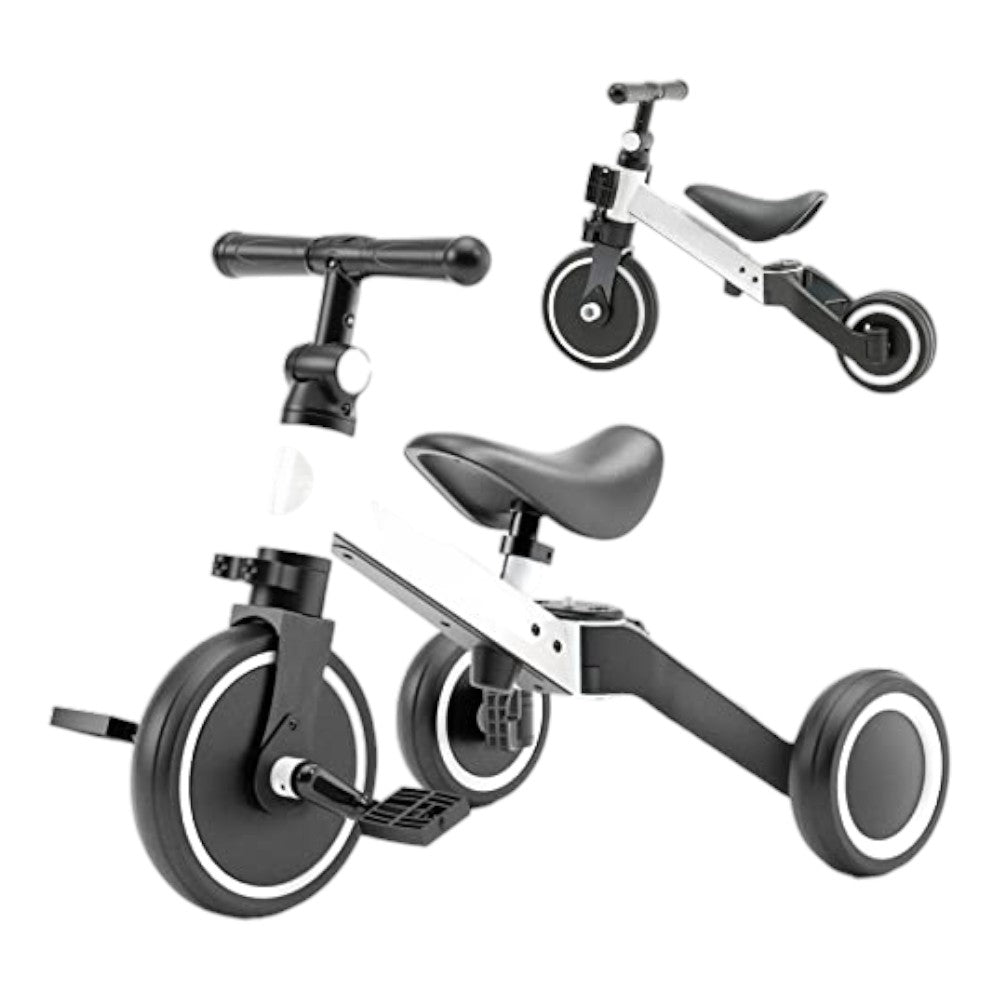 3 - in - 1 Adjustable Toddler Tricycle with Removable Pedals & Seat - Babies Mall