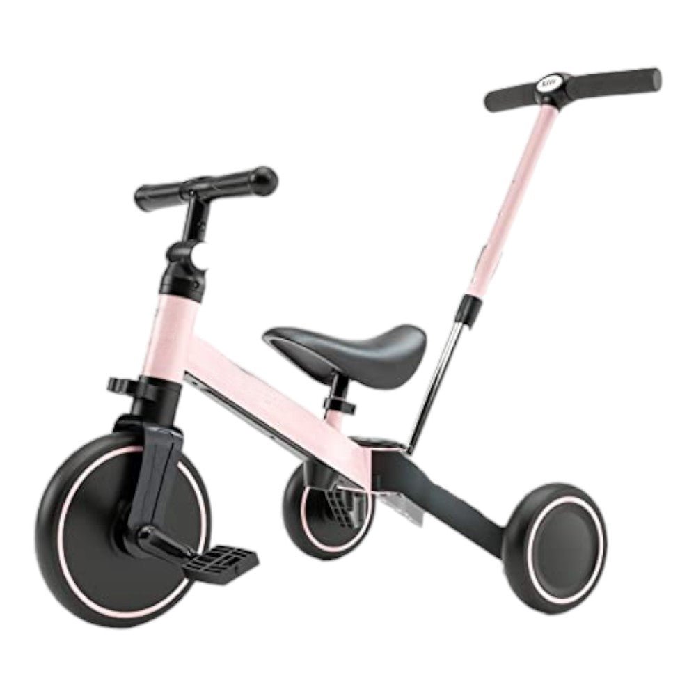 3 - in - 1 Adjustable Toddler Tricycle with Removable Pedals & Seat - Babies Mall