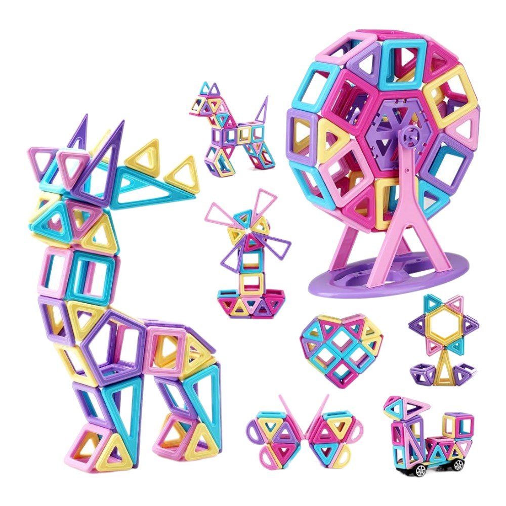 48pcs Magnetic Building Blocks Toy for Kids Educational Playset - Babies Mall