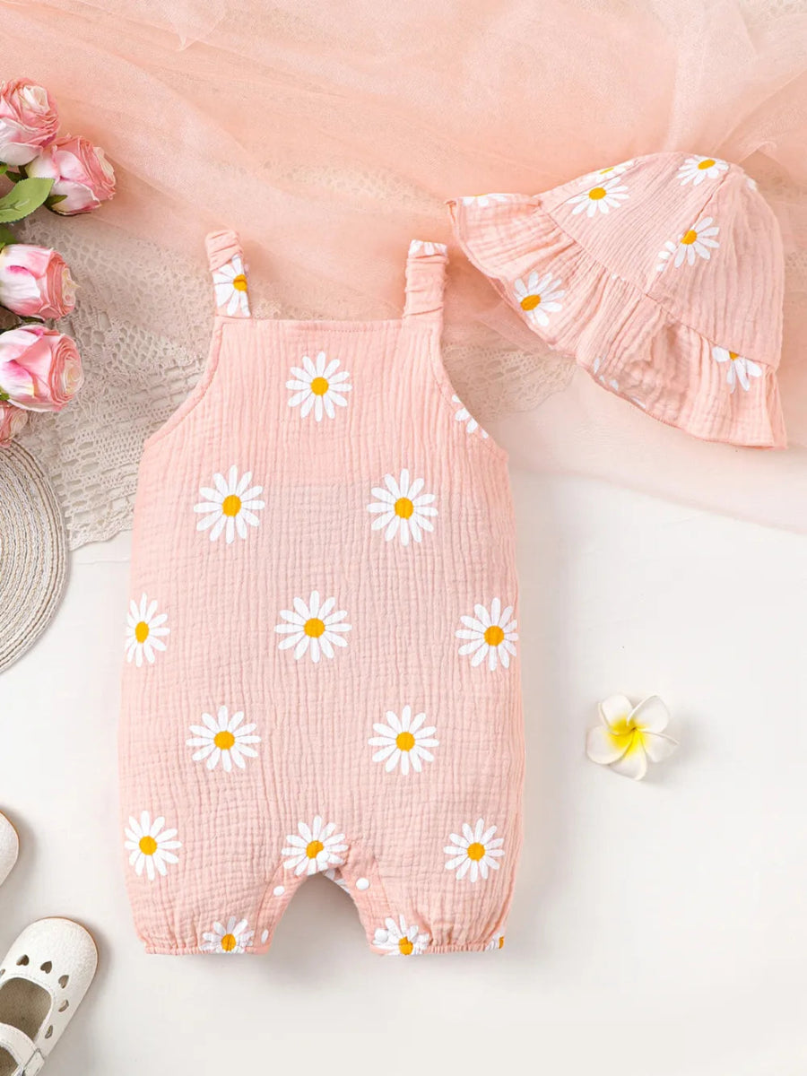 Baby Ruffled Cotton Two - Piece Outfit for Infants 0–12M - Babies Mall
