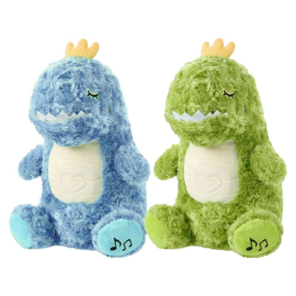Breathing Dinosaur Night Light Plush Soothing Music & Soft Cuddly Toy - Babies Mall