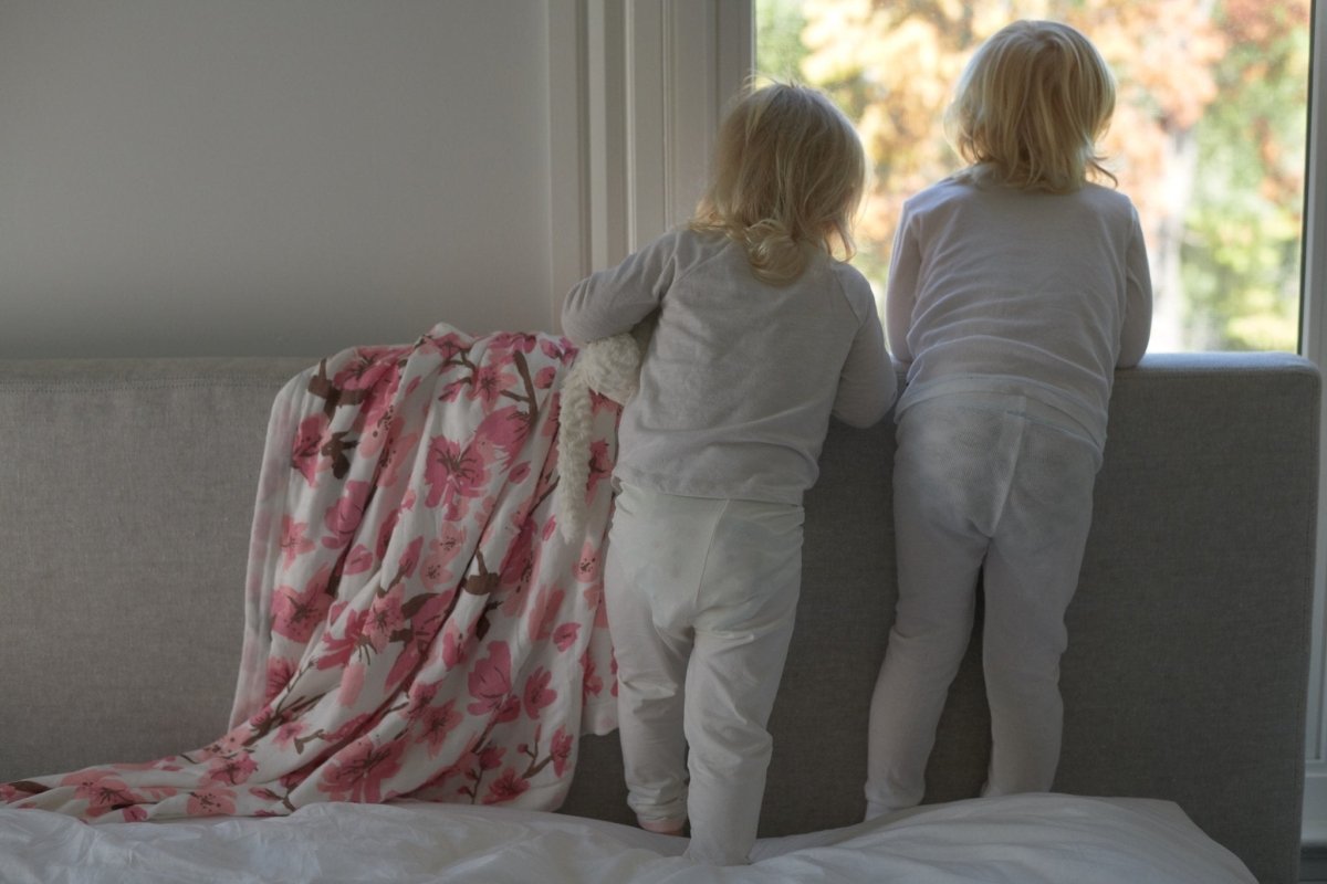 Cherry Blossom Bamboo Muslin Blanket - Babies Mall