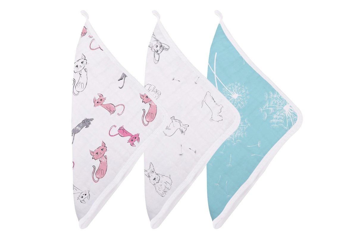 Dandelions Bamboo Washcloth Set 3PK - Babies Mall