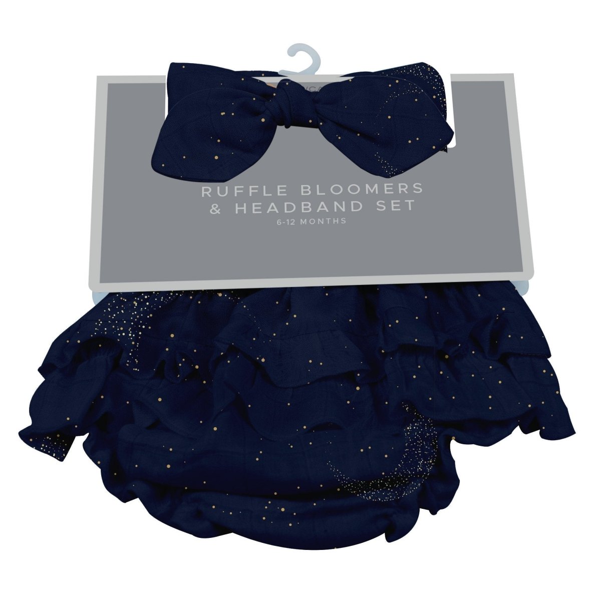 Midnight Moon Bamboo Bloomer Headband Set - Babies Mall