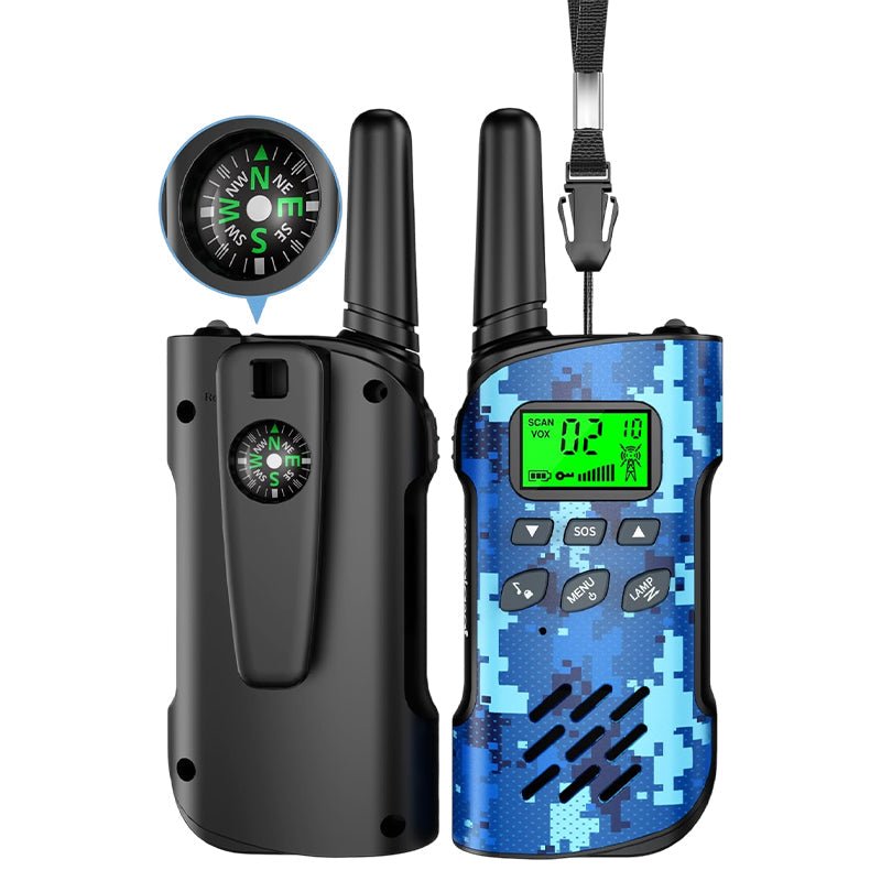 Rechargeable Walkie Talkies, 48H Battery, 3 Mile Range, 8 Channels - Babies Mall