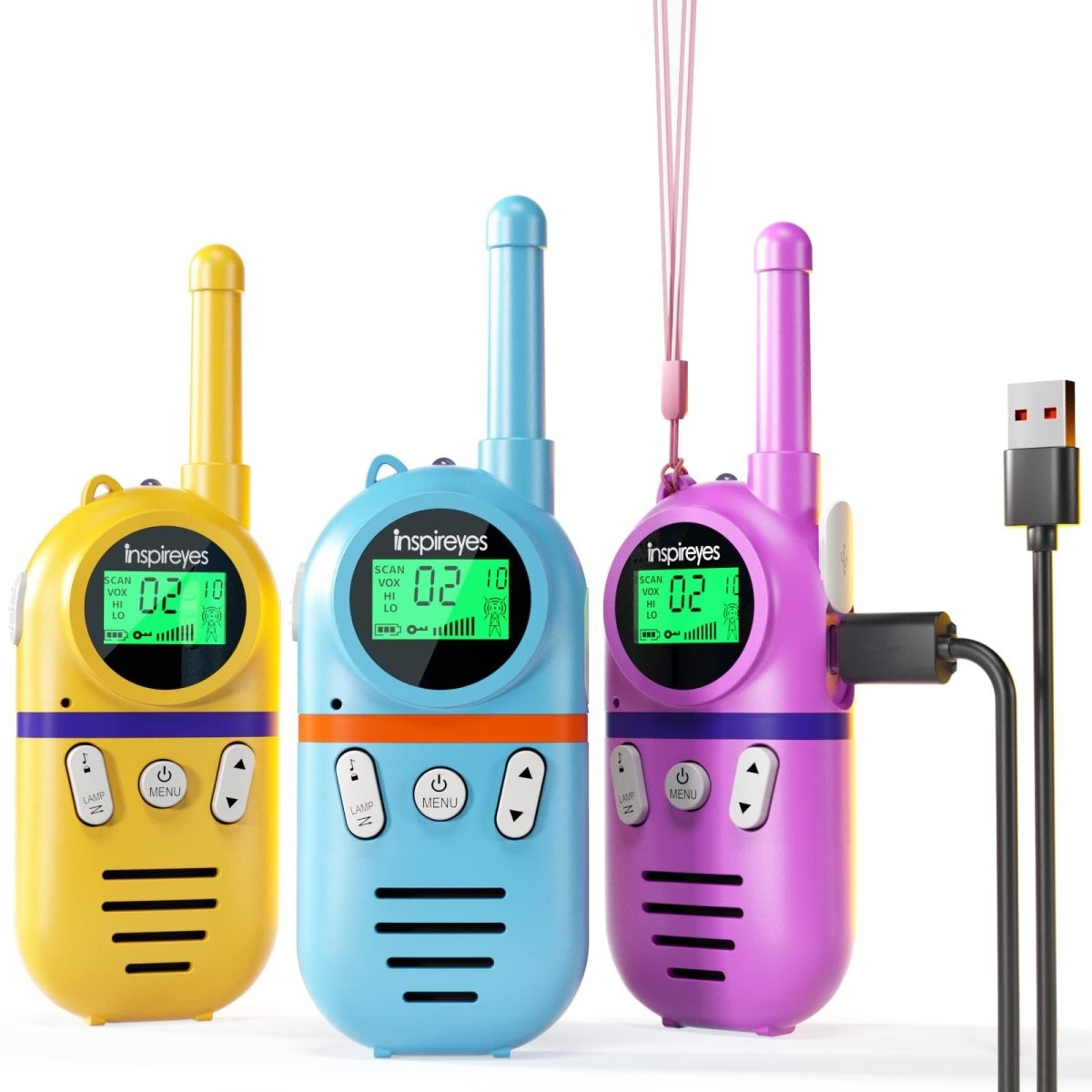 Rechargeable Walkie Talkies for Kids, 48H Battery, Long Range, Outdoor - Babies Mall